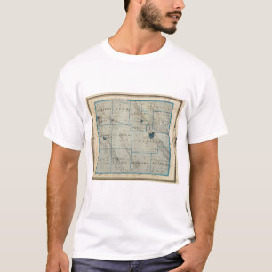 Map of Floyd County, State of Iowa T-Shirt