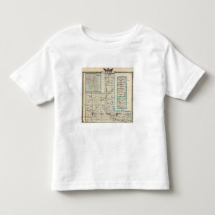 Map of Ford County and Paxton Toddler T-Shirt