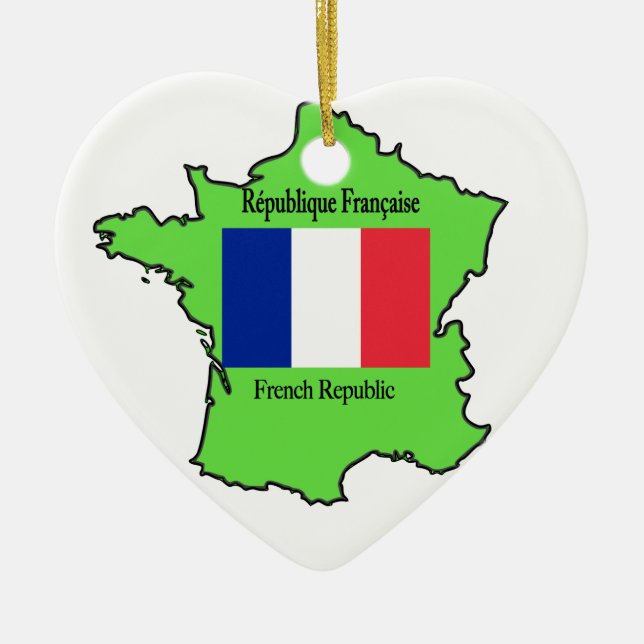Map of France Ornament (Front)