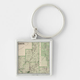 Map of Fulton County with Rochester, Fulton Co Key Ring