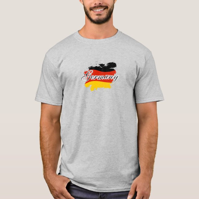 Map of Germany , german Flag Gift T-Shirt (Front)