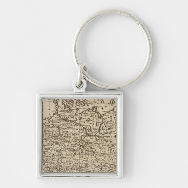 Map of Germany Key Ring (Front)