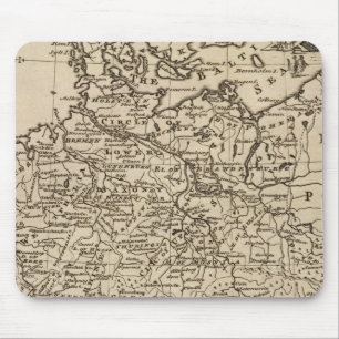 Map of Germany Mouse Pad