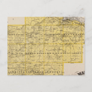 Map of Goodhue County, Minnesota Postcard