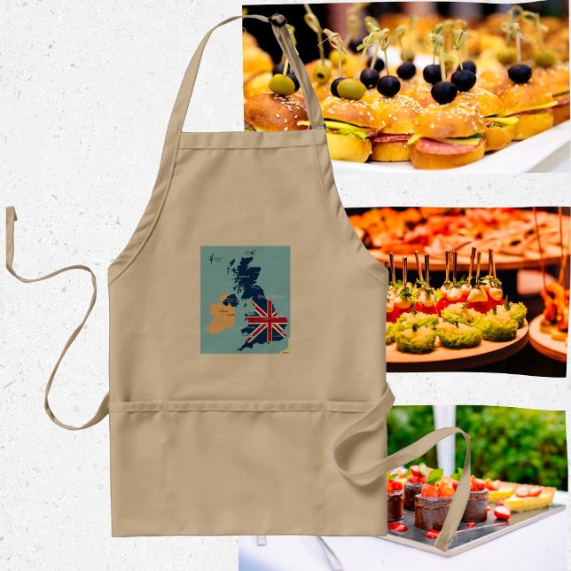 Map Of Great Britain Apron (Creator Uploaded)