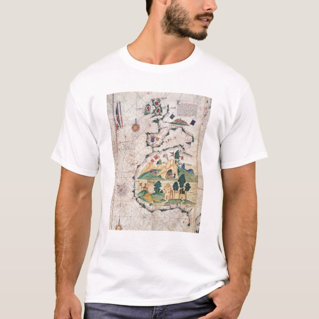 Map of Great Britain T-Shirt (Front)