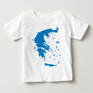 Map of Greece Baby T-Shirt