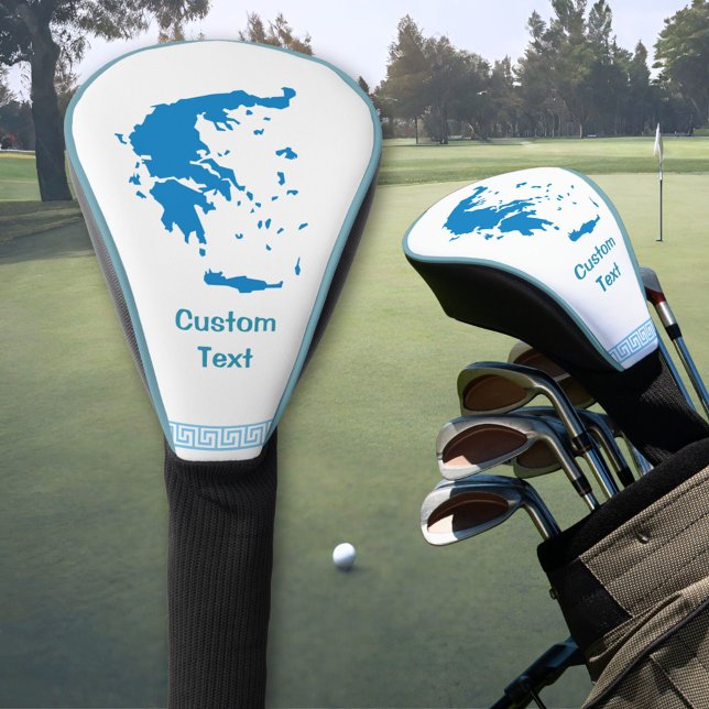 Map of Greece Golf Head Cover (Creator Uploaded)