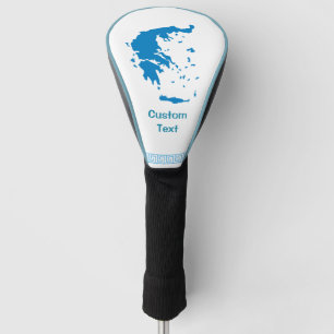 Map of Greece Golf Head Cover