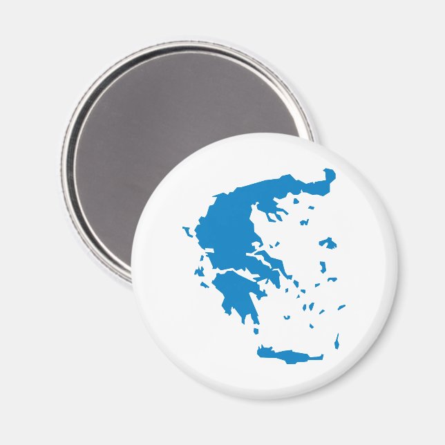 Map of Greece Magnet (Front/Back)