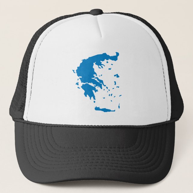 Map of Greece Trucker Hat (Front)