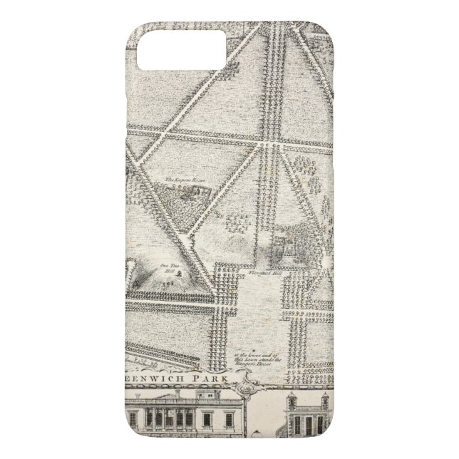 Map of Greenwich Park Case-Mate iPhone Case (Back)