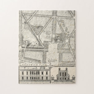 Map of Greenwich Park Jigsaw Puzzle