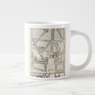 Map of Greenwich Park Large Coffee Mug