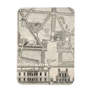Map of Greenwich Park Magnet