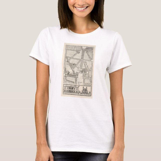 Map of Greenwich Park T-Shirt (Front)