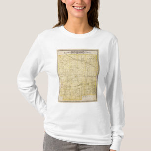 Map of Hendricks County T-Shirt