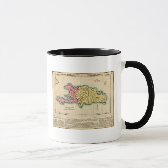 Map Of Hispaniola, Or St Domingo Mug (Right)