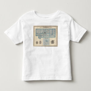 Map of Howard County with Russiaville Toddler T-Shirt