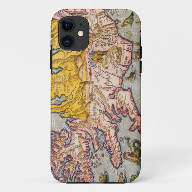 Map of Iceland Case-Mate iPhone Case (Back)