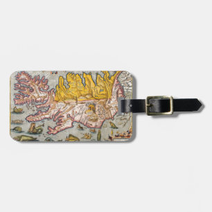 Map of Iceland Luggage Tag