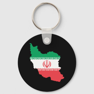 Map Of Iran Key Ring