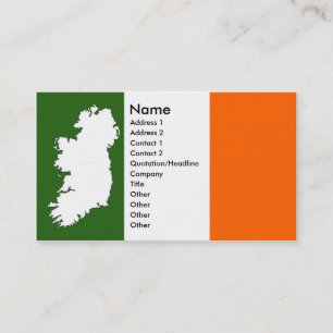 Map of Ireland Business Cards