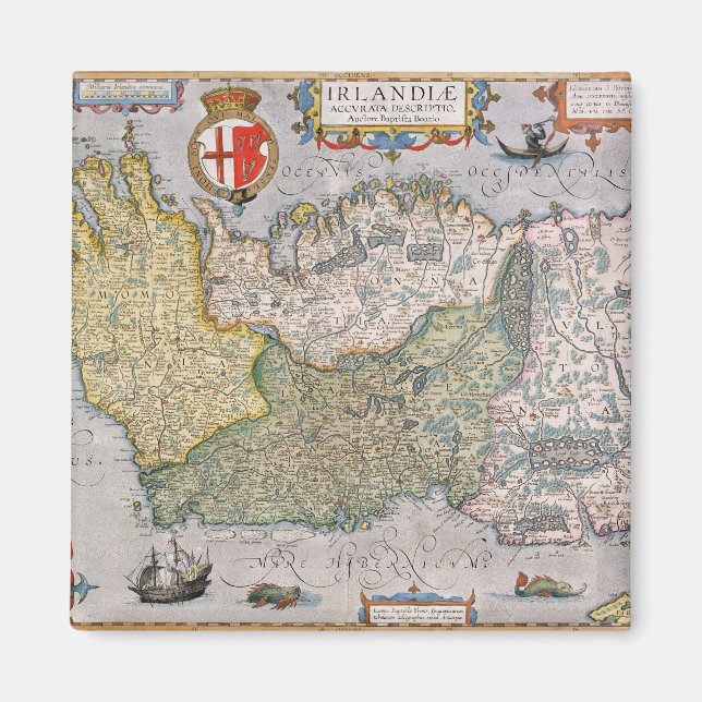 Map of Ireland Magnet (Front)