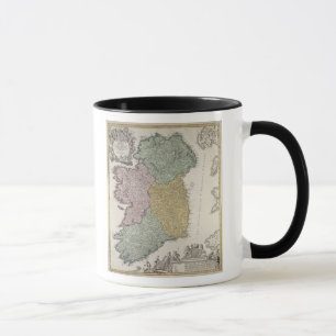 Map of Ireland showing the Provinces of Ulster Mug