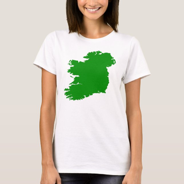 Map Of Ireland T-Shirt (Front)