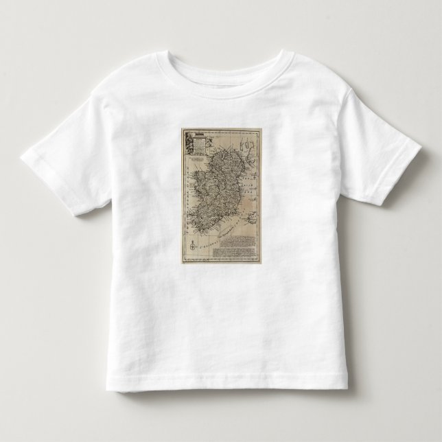 Map of Ireland Toddler T-Shirt (Front)