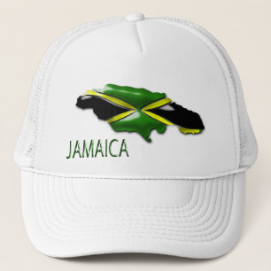 Map of Jamaica Trucker  Hat