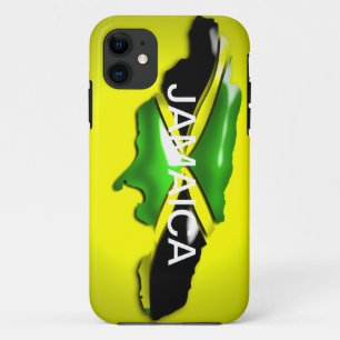 Map of Jamaica Yellow Case