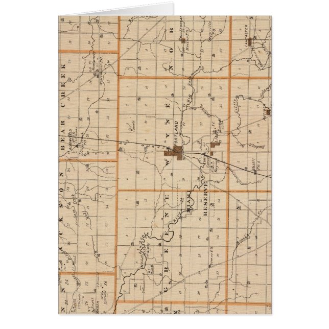 Map of Jay County (Front)