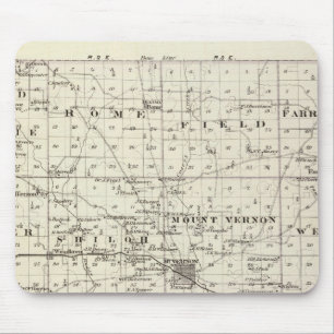 Map of Jefferson County Mouse Pad