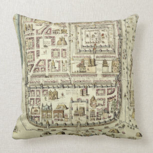 Map of Jerusalem and the surrounding area, from 'C Cushion