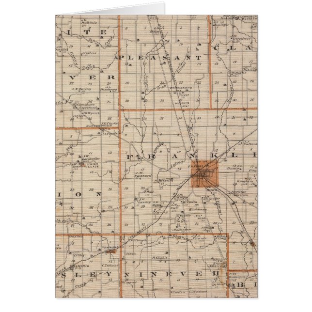 Map of Johnson County (Front)