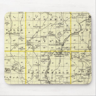 Map of Johnson County and Vienna Mouse Pad
