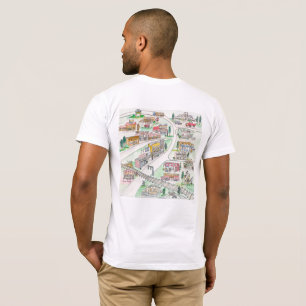 Map of Kane, PA Men's T-Shirt
