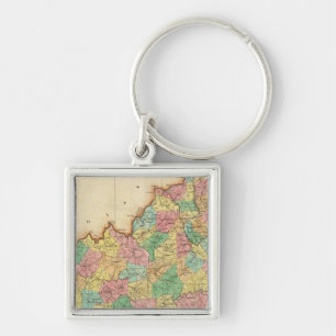 Map Of Kentucky Key Ring