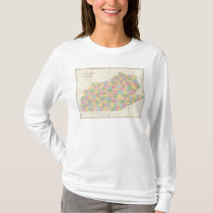 Map of Kentucky & Tennessee T-Shirt