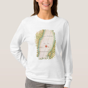 Map of Lake Ontario T-Shirt