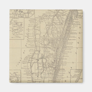 Map of Madagascar Magnet