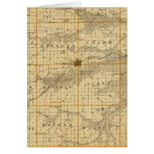 Map of Madison County, State of Iowa