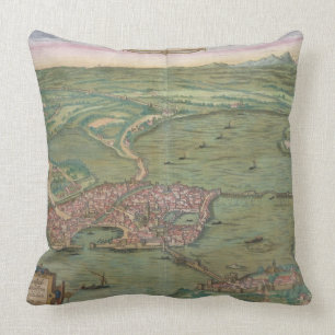 Map of Mantua, from 'Civitates Orbis Terrarum' by Cushion