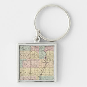 Map of Marathon County Key Ring