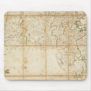 Map Of Massachusetts Mouse Pad