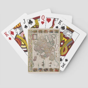 Map of Mediaeval Europe (by Willem Blaeu) Playing Cards