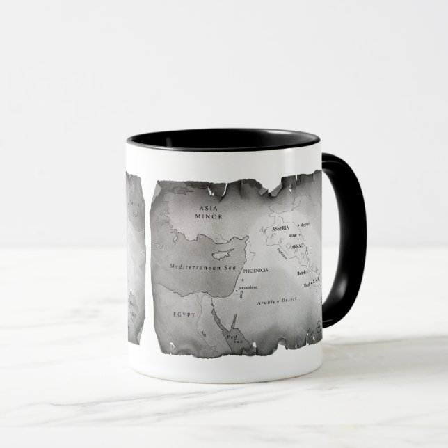 MAP OF MESOPOTAMIA Combo Mug (Front Right)