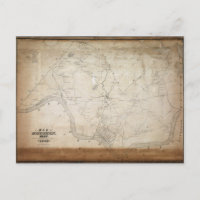 Map of Methuen Massachusetts in 1846